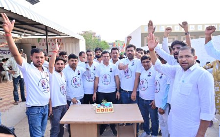 " नशा छोङो,जीवन जोङो" संदेश के माध्यम से करना है युवाओं को जागरूक। -बिशनाराम सियाग 