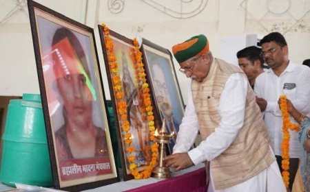 शिक्षा की अलख जगाने के बाबा साहेब के संकल्प को साकार कर रहा भावना मेघवाल मेमोरियल ट्रस्टः केन्द्रीय मंत्री  अर्जुन राम मेघवाल