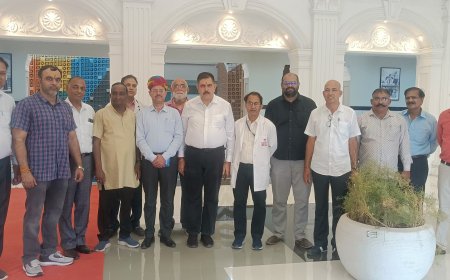 मेडिसिन विंग के निर्माण से मूंधड़ा ट्रस्ट का नाम हो जाएगा अमर :- संभागीय आयुक्त विश्राम मीणा