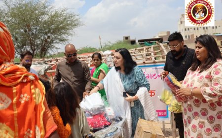 बस्ती के बच्चों को पढ़ने को किया प्रेरित,प्रोत्साहन हेतु शिक्षण चार्ट,वस्त्र, जूते,चप्पल आदि वितरित किए
