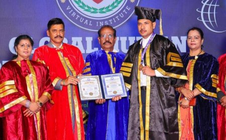 डॉ. राजेंद्र शर्मा को मनोविज्ञान में डॉक्टरेट की उपाधि मिली