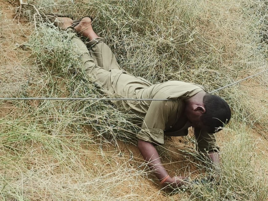 22 घंटो से हाईटेंशन तारो पर झूल रहा युवक का शव, प्रशासन बना संवेदनाविहीन, ग्रामीणों में रोष.....