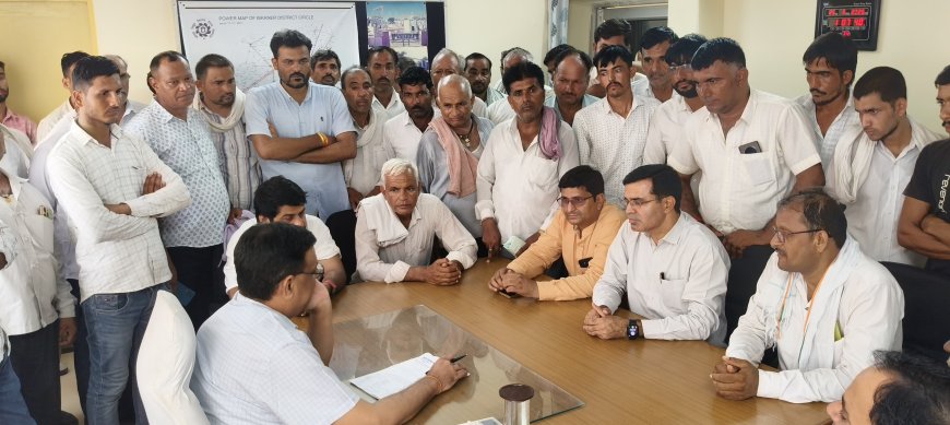 ग्रामीण क्षेत्रों में बिजली समस्या को लेकर देहात कांग्रेस ने खोला मोर्चा.....