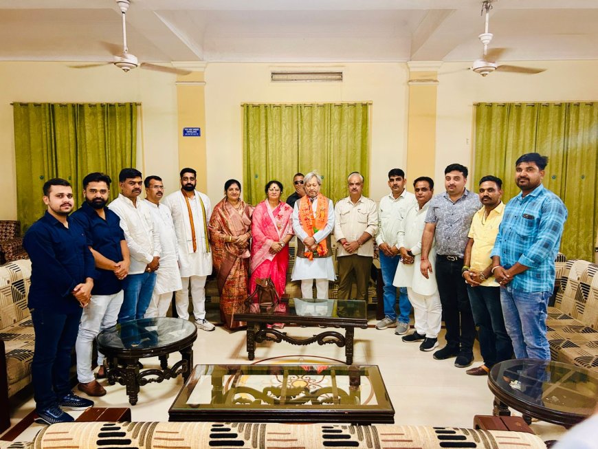 उत्तराखंड के पूर्व मुख्यमंत्री तीरथ सिंह रावत का बीकानेर में भाजपा   नेताओं ने किया स्वागत