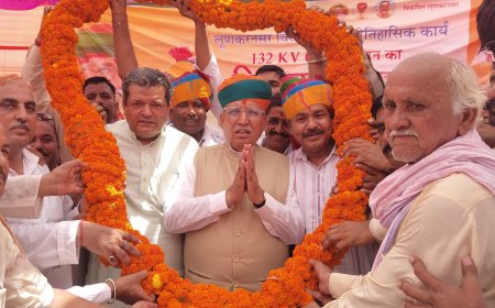 केंद्रीय मंत्री अर्जुन राम मेघवाल तथा खाद्य एवं नागरिक आपूर्ति मंत्री सुमित गोदारा ने विभिन्न कार्यों का किया शिलान्यास-लोकार्पण