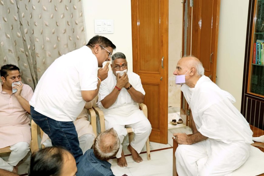 रांका परिवार में प्रेरणा पाथेय प्रवचन आयोजित, मुनिश्री कमलकुमार ने सद्भावना, नैतिकता और नशा मुक्त जीवन जीने की दी सीख