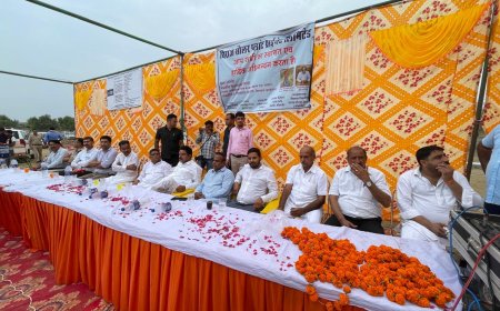 विराज सोलर प्लांट शुभारंभ कार्यक्रम संपन्न, हरित ऊर्जा की दिशा में खाजूवाला क्षेत्र को मिली नई   दिशा–विजयरसिंह चौधरी