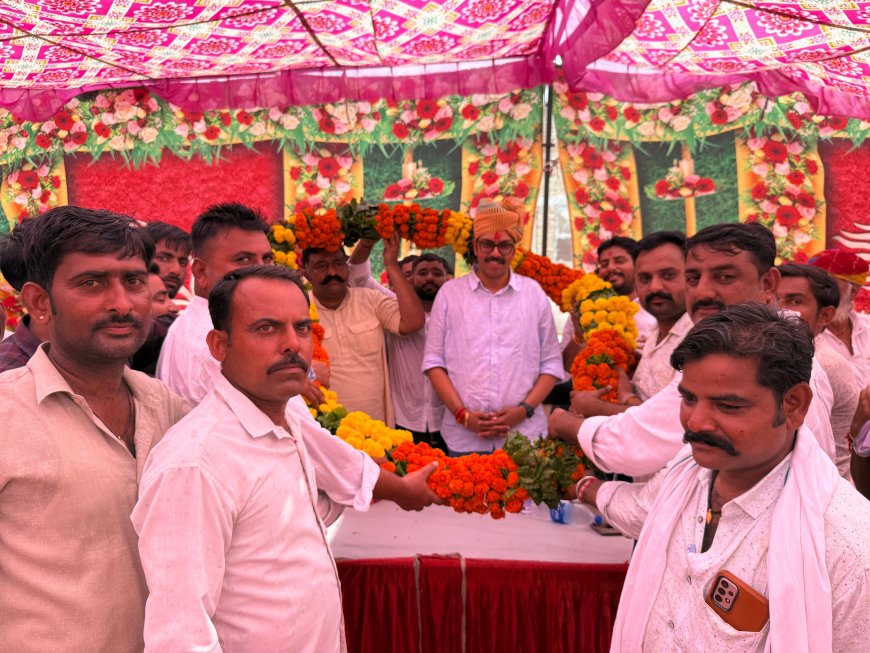 श्री कोलायत विधायक अंशुमान सिंह भाटी ने विभिन्न गांवो में किए अनेक शिलान्यास व लोकार्पण