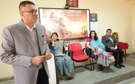 एमजीएसयू इतिहास विभाग में मनाया महाराणा प्रताप बलिदान दिवस